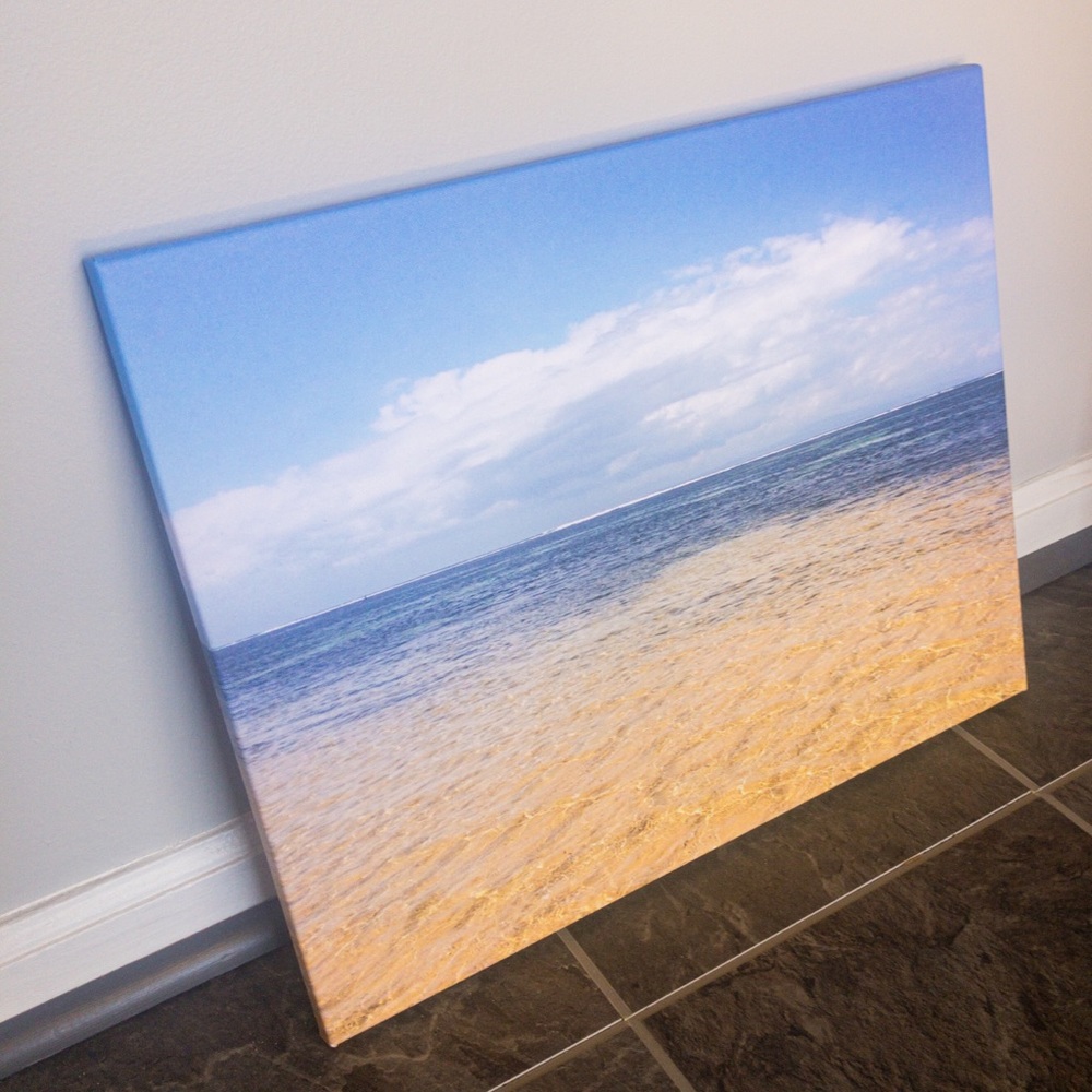 Liquidation Sale: Ocean Water Canvas Wall 🖼